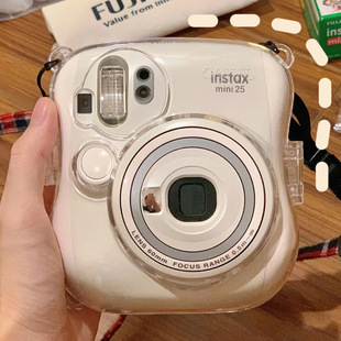 拍立得保护壳instax硬壳外壳相机壳子 26透明水晶壳 mini25