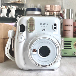 【mini11透明水晶壳】拍立得保护壳instax硬壳外壳相机壳子配件