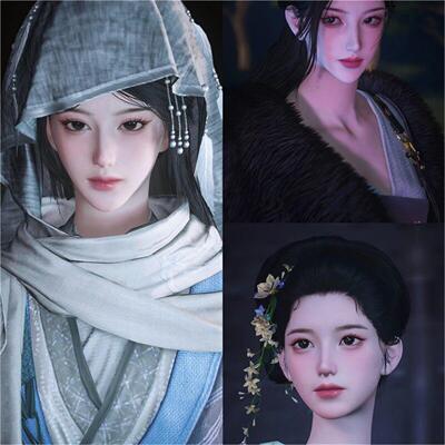 发3 霁雪 慕光 汀兰 花花的咸鱼 燕云十六声捏脸女 端游手游通用