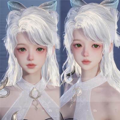 萌一脸 诛仙世界捏脸 V酱 VINMKIN 灵汐成女