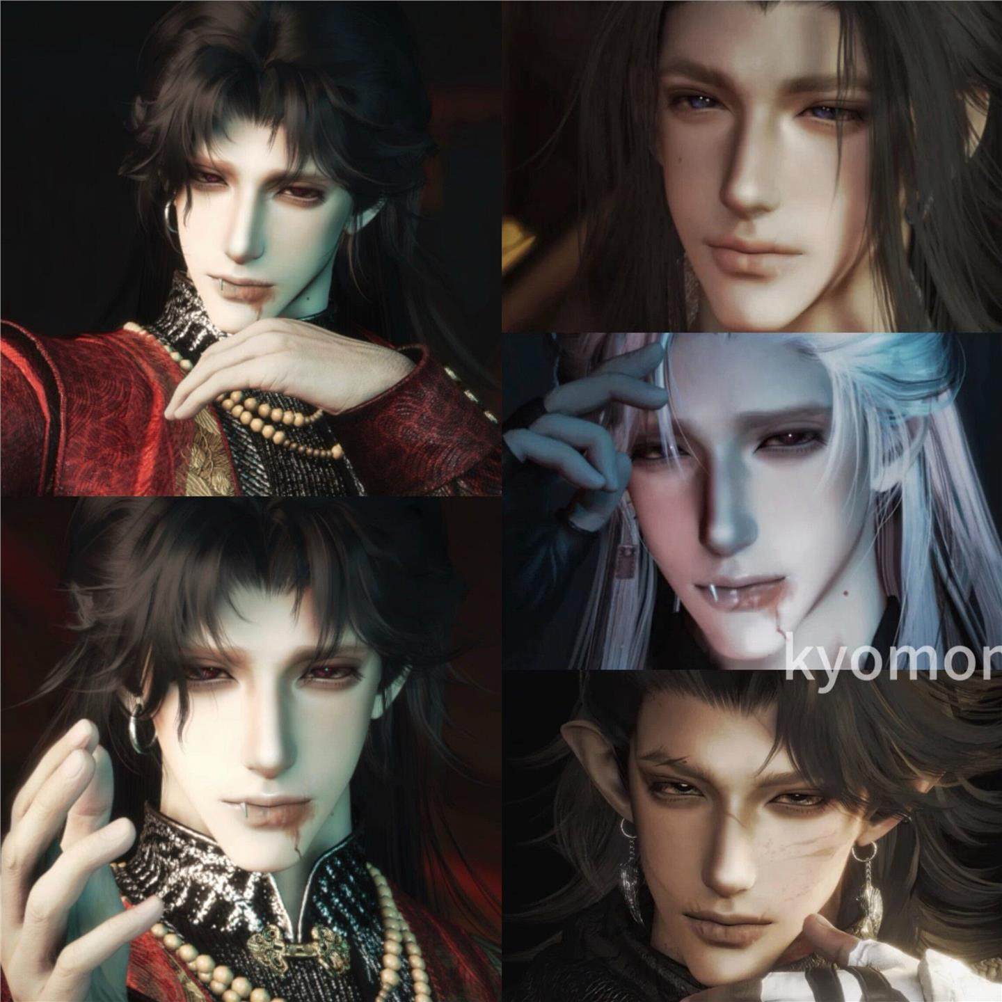 发6 雾涟 kyomomoo 燕云十六声捏脸男 端游手游通用