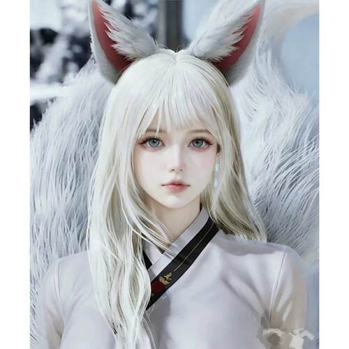 琉璃雪 带体型 AION2 永恒之塔2捏脸女通用台服韩服国际服通用