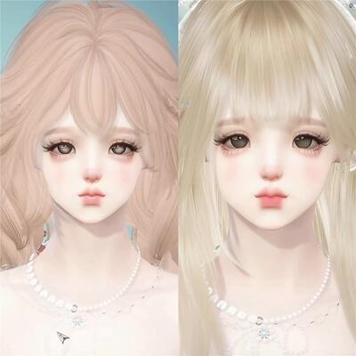 发2 少女番 莉 小糍uu 逆水寒手游捏脸女通用
