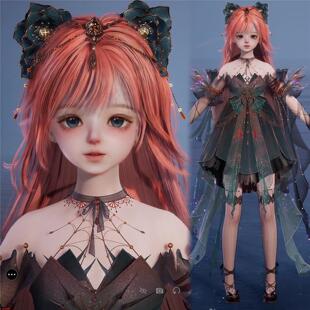 牙牙乐 诛仙世界捏脸 V酱 VINMKIN 灵汐少女萝莉 职业不通用