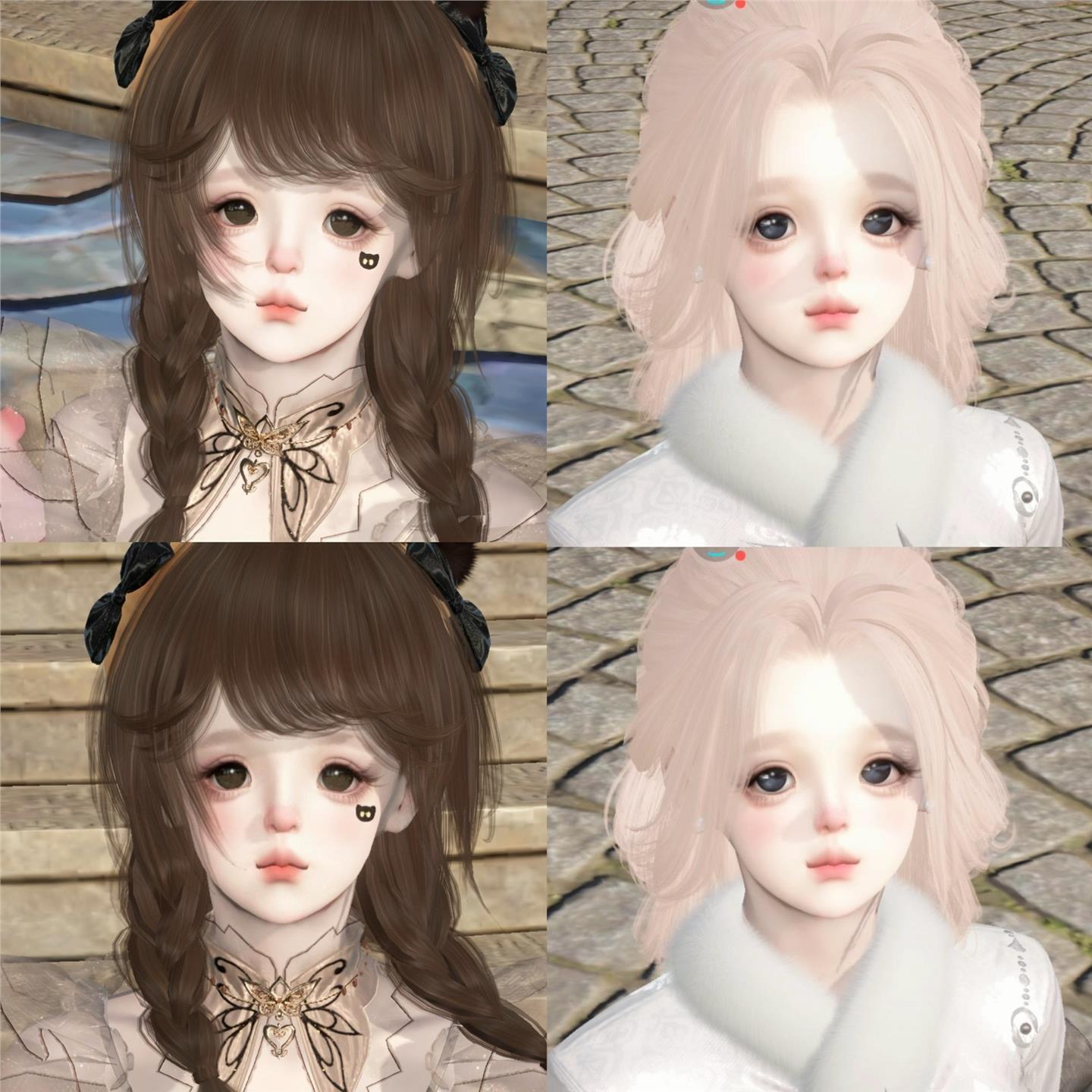 发2 小米 可爱妹宝 逆水寒手游捏脸女通用