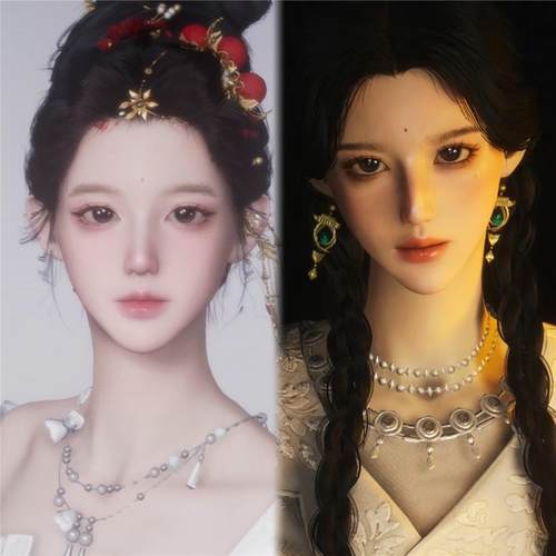 发4 月下棠 大大福福卷 燕云十六声捏脸女 端游手游通用