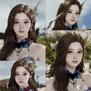 SSo韩系 没体型 AION2 永恒之塔2捏脸女 台服韩服魔族天族通用