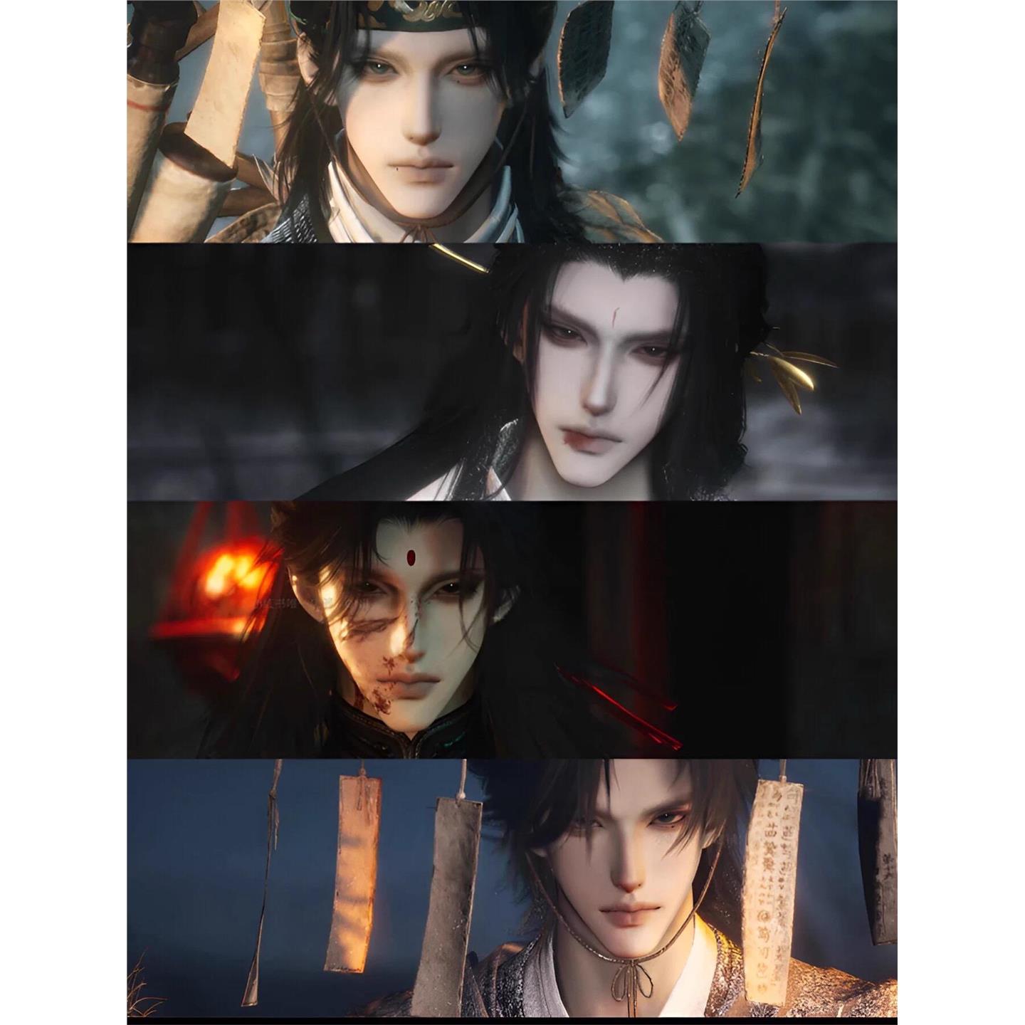 发4 Z30 Qnil 底脸＋3妆容 燕云十六声捏脸男端游手游通用 原版