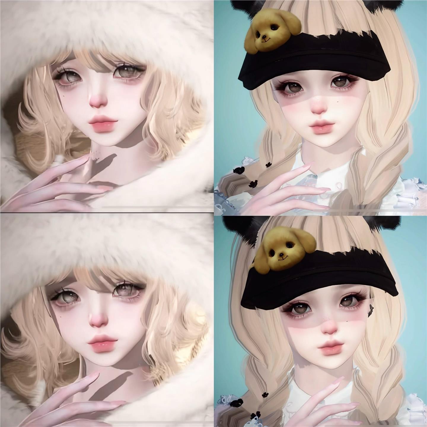 发4 夢 熏 贝 青 李寻欢  逆水寒手游捏脸女通用