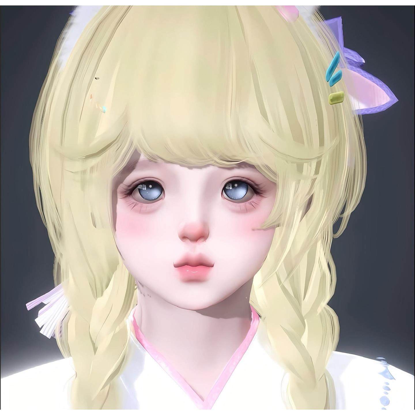 圣诞雪 Oiio 逆水寒手游捏脸女通用