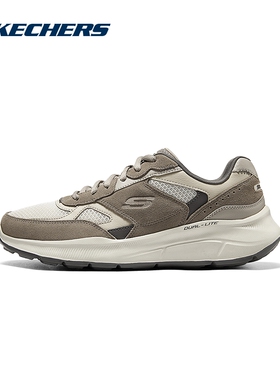 skechers斯凯奇男鞋运动鞋官方正品减震跑步鞋男款网面透气休闲鞋
