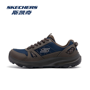 skechers斯凯奇运动鞋男款户外休闲鞋2025新款徒步鞋男冬季旅游鞋
