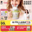 babycare萌萌兔儿童保温杯婴幼儿宝宝水杯吸管杯外出水壶幼儿园