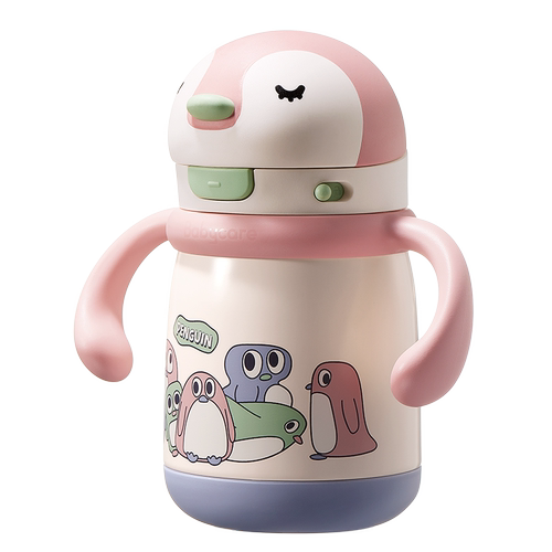 babycare宝宝保温杯婴幼儿学饮吸管水杯6个月幼儿园儿童保温奶瓶