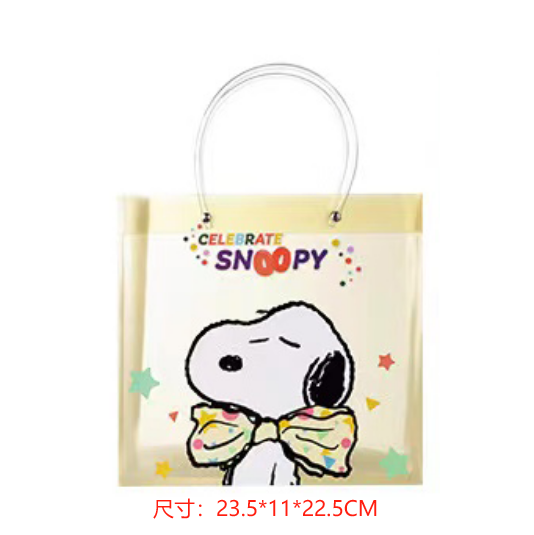 MINISO Mingyin Youpin Sanrio/Di City/Mikko Series PVC Middle Number Flash Powed PP Gift Bag