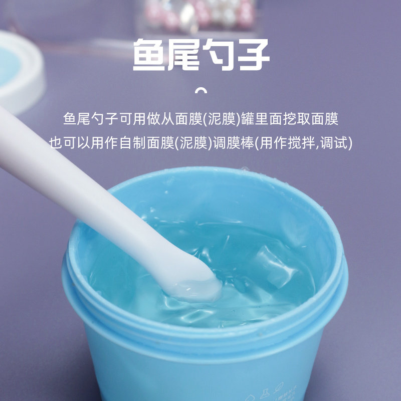 双头硅胶面膜刷泥膜专用软毛涂抹式美容院水疗两用面膜棒上妆刷