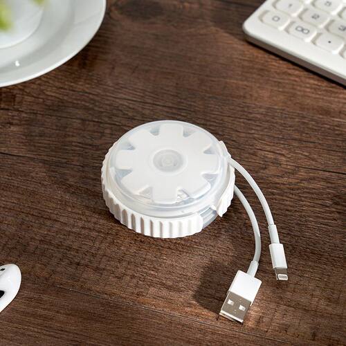 数据线收纳盒绕线器耳机手机线理线器收纳神器便携防缠绕线卷线器