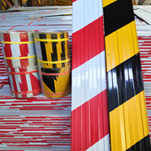 建筑工地挡脚板踢脚板铁皮警示带脚手架外架踢脚线镀锌楼层隔离带