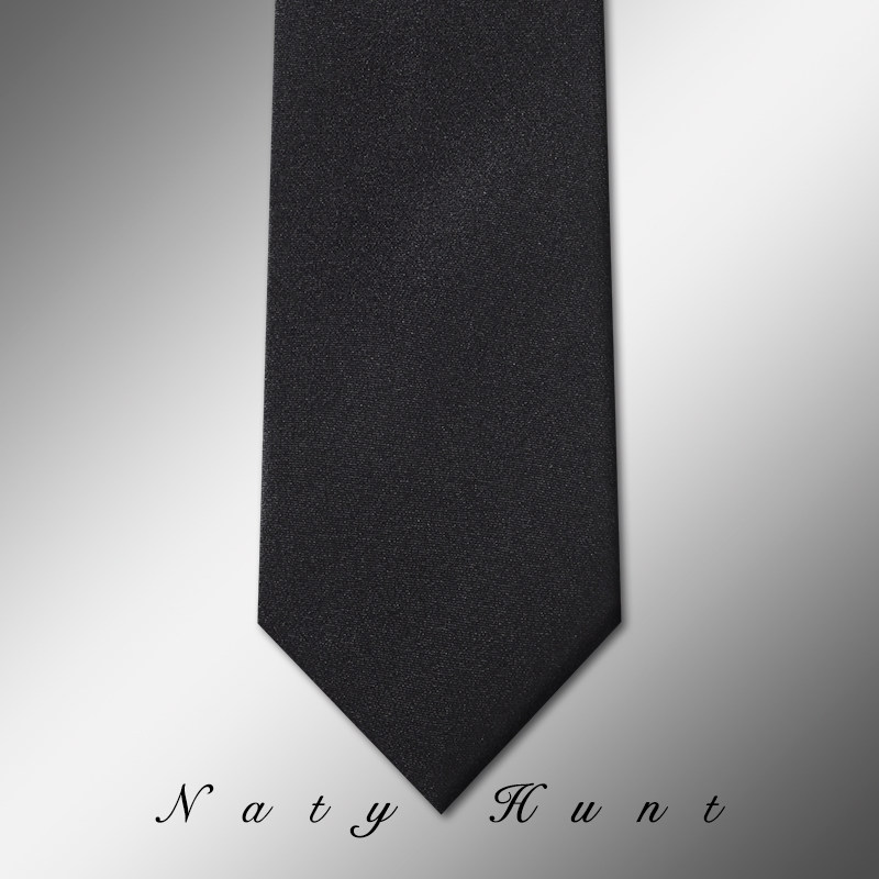 Natyhunt经典黑色真丝西装领带男士正装商务时尚设计感领带礼盒,服饰配件/皮带/帽子/围巾,领带,淘宝优惠券,粉丝福利购,淘宝优惠卷
