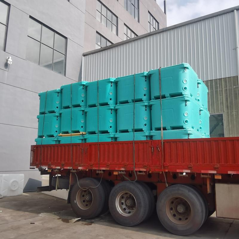 1000L大容量滚塑食品保温箱活渔虾水产浸泡桶搅拌异形加工