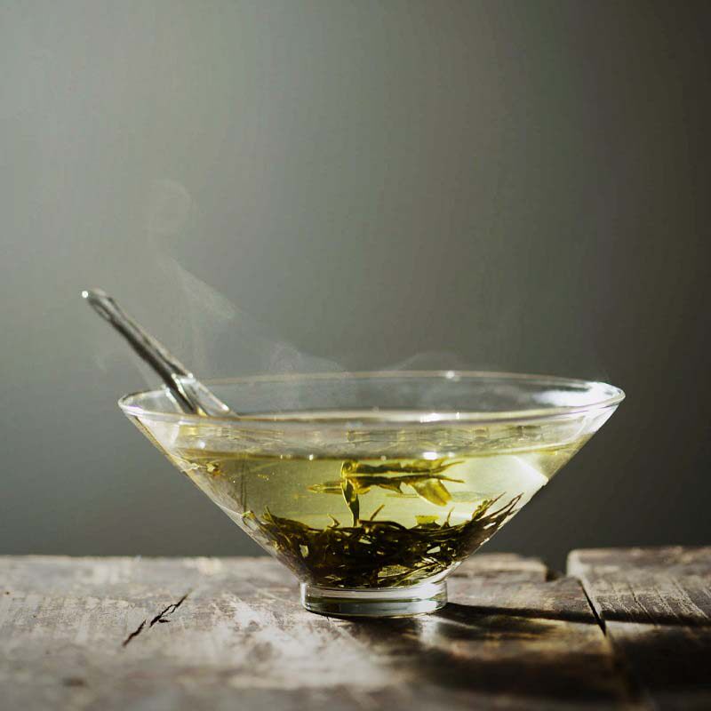 日式手工耐热玻璃日式茶碗 家用个人泡绿茶泡茶碗茶勺汤勺干泡碗