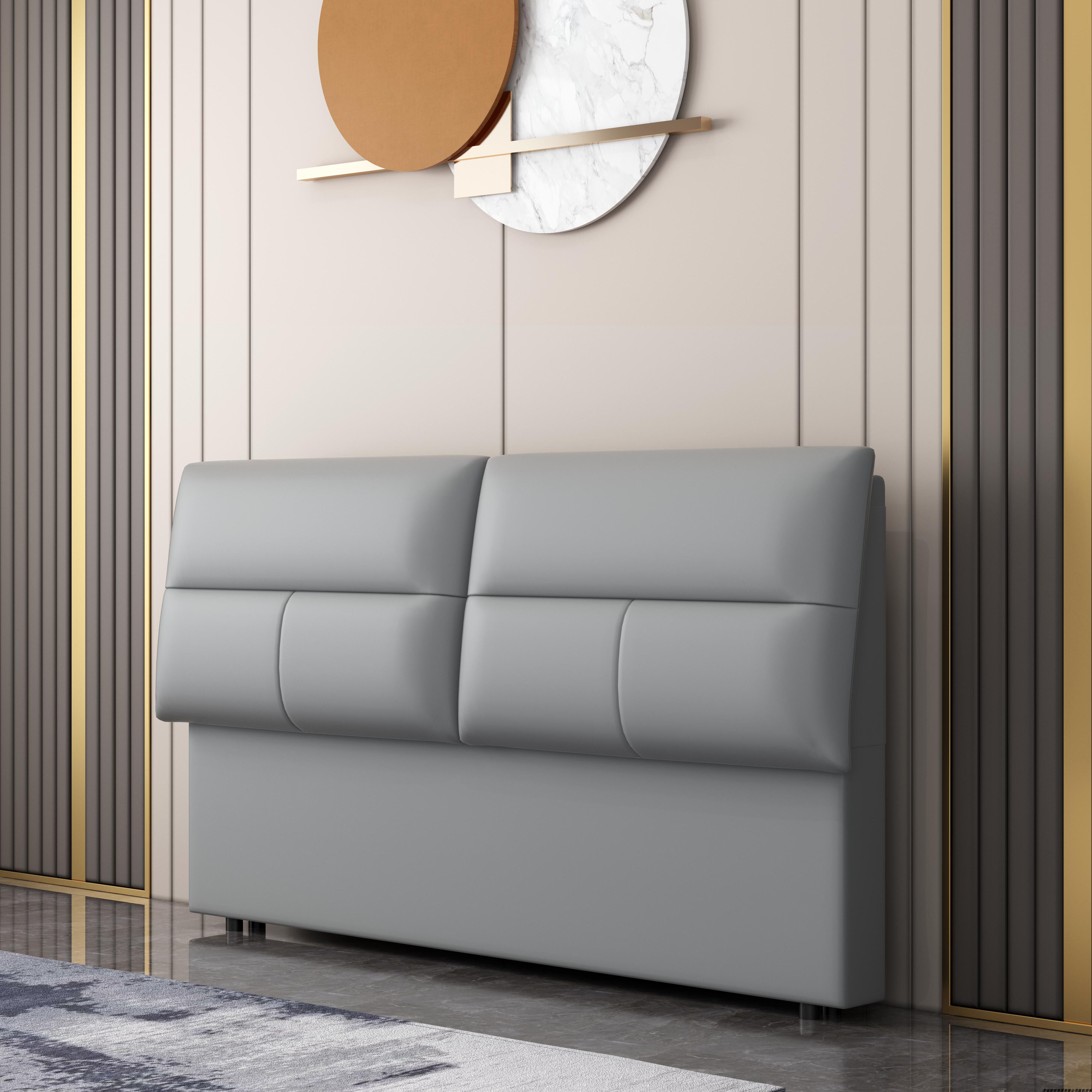 科技布床头软包榻榻米靠背轻奢款床头板软包床头靠背软包单买床头