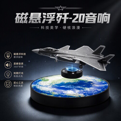 悬浮隐形战斗机歼20男朋友礼物