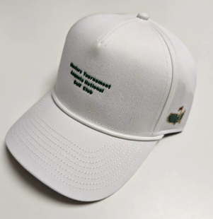 2号 美国大师赛奥古斯塔名人赛高尔夫球帽纪念帽限定版白色硅胶