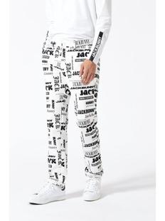 41C04 出口日本余高尔夫服装男士春秋满印长裤弹力速干百搭透气