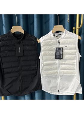 6K04 秋冬新款专柜正品高尔夫男士立领羽绒马甲保暖轻薄