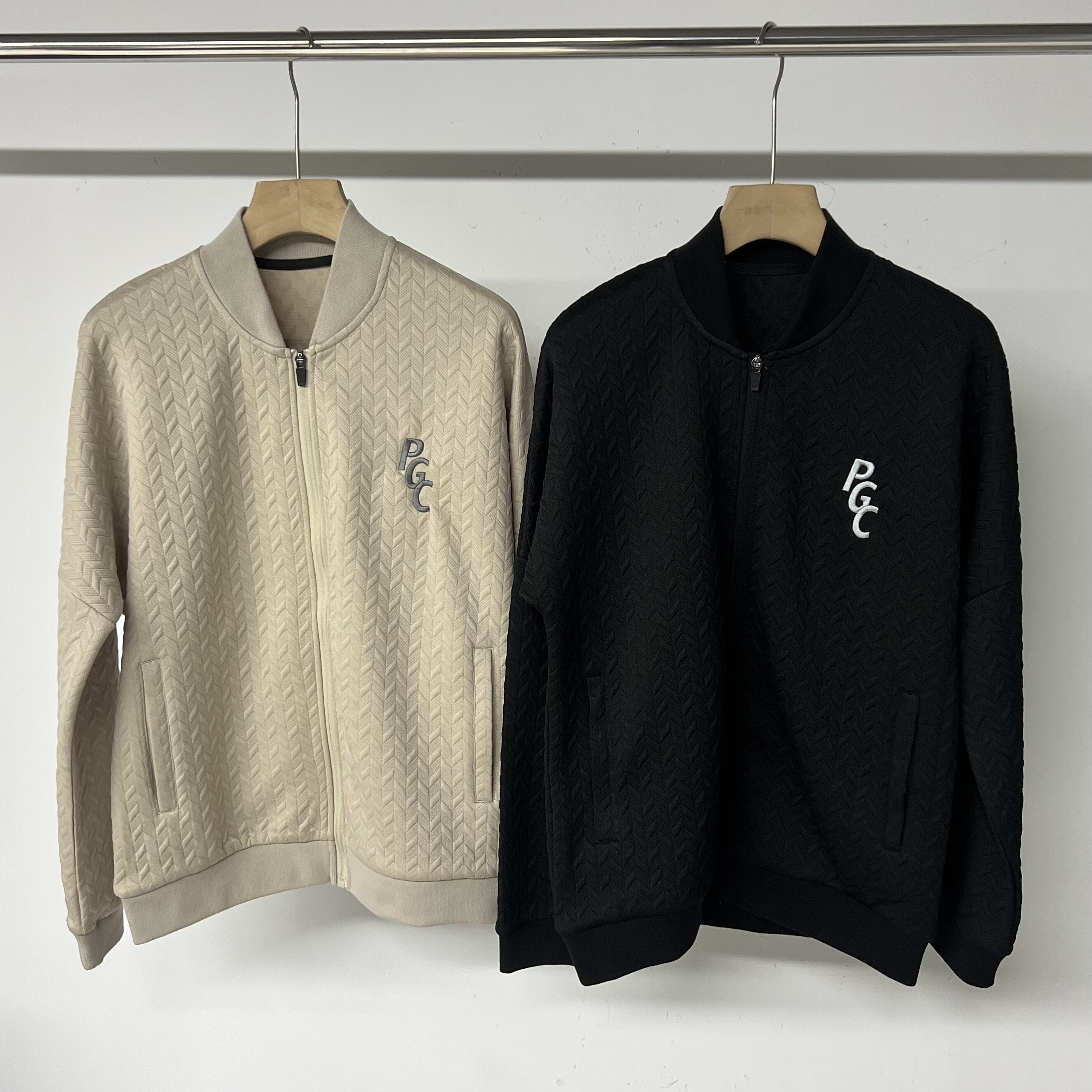 42C10 出口日单高尔夫男女同款26春季新款拉链夹克外套弹力华夫格,运动/瑜伽/健身/球迷用品,高尔夫上装,淘宝优惠券,粉丝福利购,淘宝优惠卷