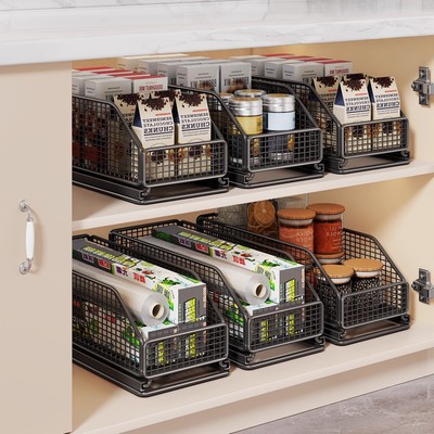 厨房下水槽抽拉式置物架柜子橱柜碗碟收纳拉篮多功能柜内组合架子