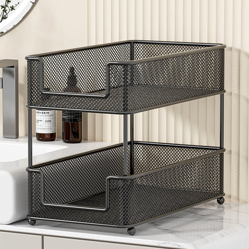 洗漱台置物架台面多层收纳架洗手间桌面护肤品放置架卫生间储物架