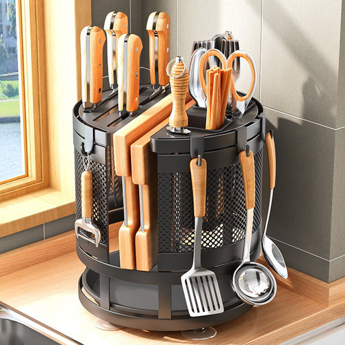 【可拆卸】刀具旋转置物架