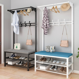 鞋架简易门口家用收纳神器入户可坐换鞋凳宿舍经济型省空间碗架柜