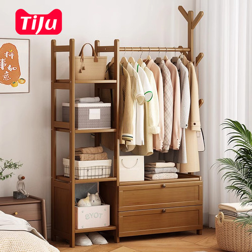 【超强承重优质木料】家用衣帽架