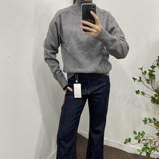 mmjz~韩国外贸MIN~25新款~超百搭显瘦宽松时尚高龄麻花针织毛衣