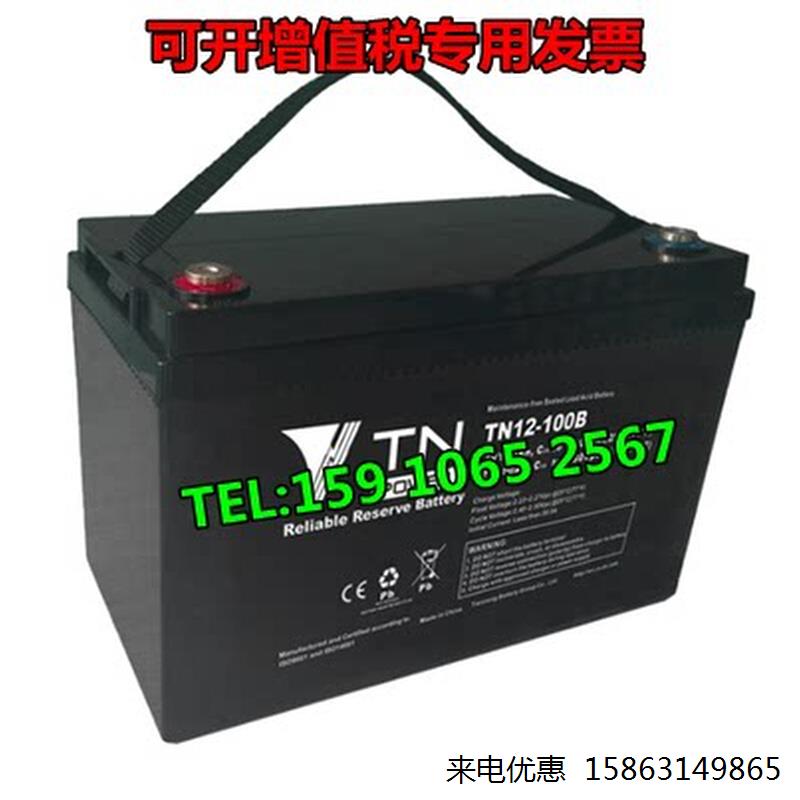 天能蓄电池12V100AH TN12-100直流屏 UPS电源 EPS消防主机 发电厂 搬运/仓储/物流设备 动力电池 原图主图