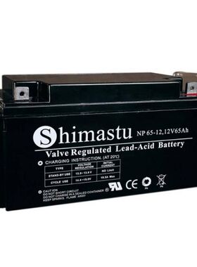 美国Shimastu蓄电池NP65-12 12V65H机房UPS/UPS