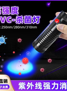 大功率254nm310nm380nmuvbuvc灯实验室科研深紫外线紫外杀菌灯