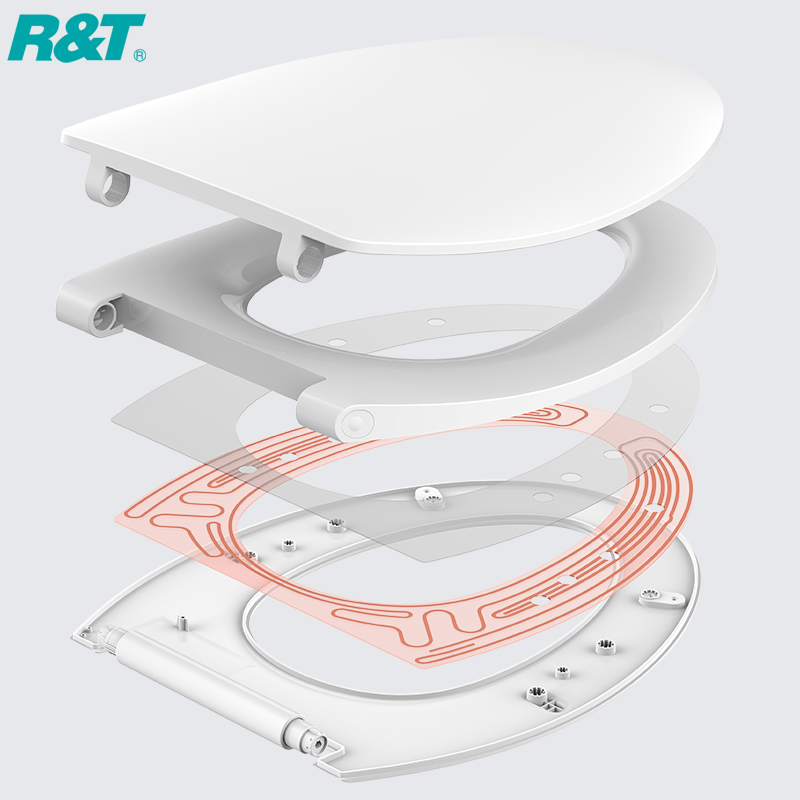 瑞尔特加热马桶盖家用v型通用坐便盖加厚智能恒温马桶座圈厕所i.