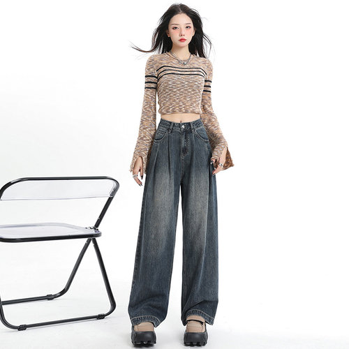 休闲牛仔裤女春秋2023年新款