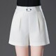 女宽松大码 短裤 外穿休闲西裤 五分裤 2026夏季 子高腰显瘦阔腿裤 薄款