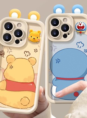 哆啦A梦适用opporeno15/14/13pro/12/11/10手机壳8k保护套a6GT/A53女款findx9pro/8/7硅胶a93s/72真我realme
