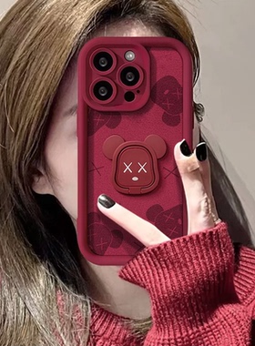 暴力熊适用opporeno15/14/13pro/12/11手机壳A6GT/a5活力版款可爱findx9pro/8s/7女款a93真我neo3/2realmeV30