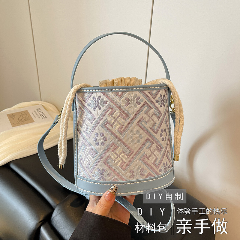 壮锦包包DIY材料包535