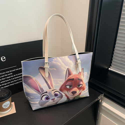 diy手工编织材料包兔子托特包女大容量百搭通勤单肩包高级感大包