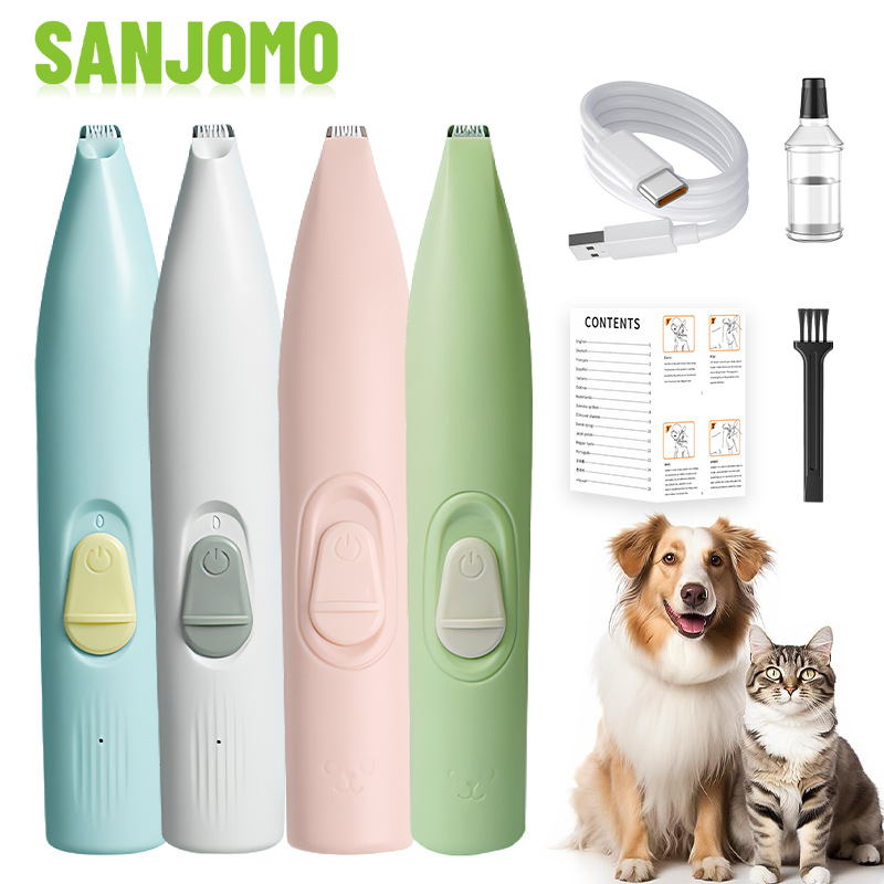 YYT跨境猫咪宠物剃毛器多功能理毛器电推剪剃狗狗塑料推毛理发器