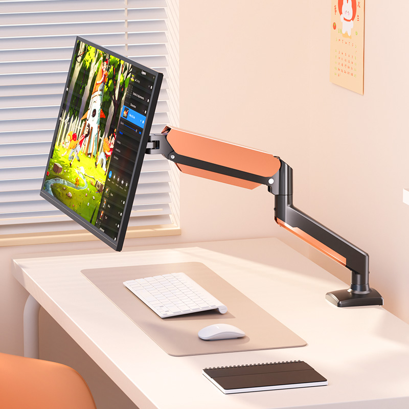 27/32/34英寸显示器支架机械臂显示屏幕悬臂vesa壁挂电脑升降底座