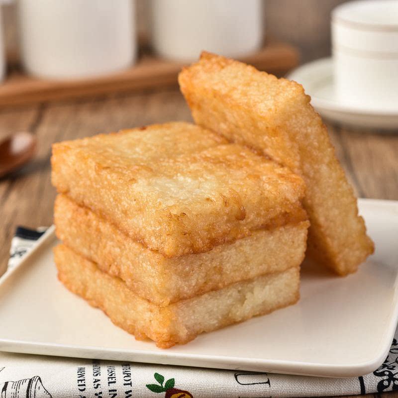 上海老字号南翔粢饭糕米糕油炸小吃早餐半成品传统糕点糍粑饭糕